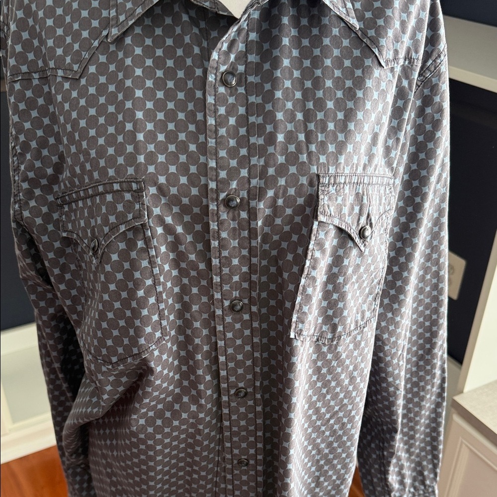 Men's Western Patterned Shirt